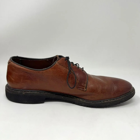 Allen Edmonds‎ Men\'s Size 11 Badlands Derby Dress Shoes Brown Leather Oxford